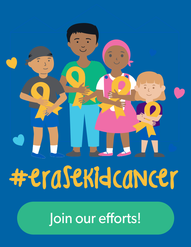 @erasekidcancer illustration of kids