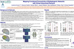 Mapping functional connectivity of epileptogenic networks with virtual intracranial sensors