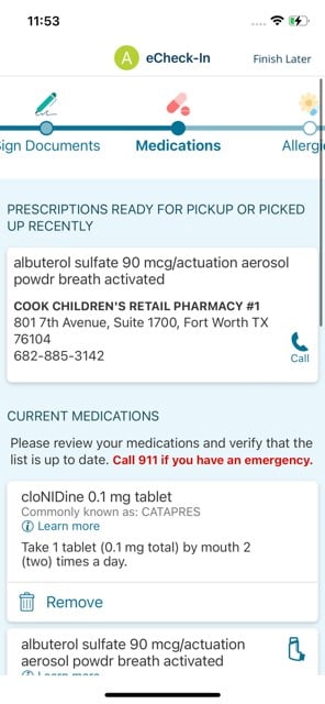 REVIEW MEDICATIONS